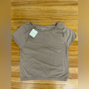 BNWT- Free People cropped shirt